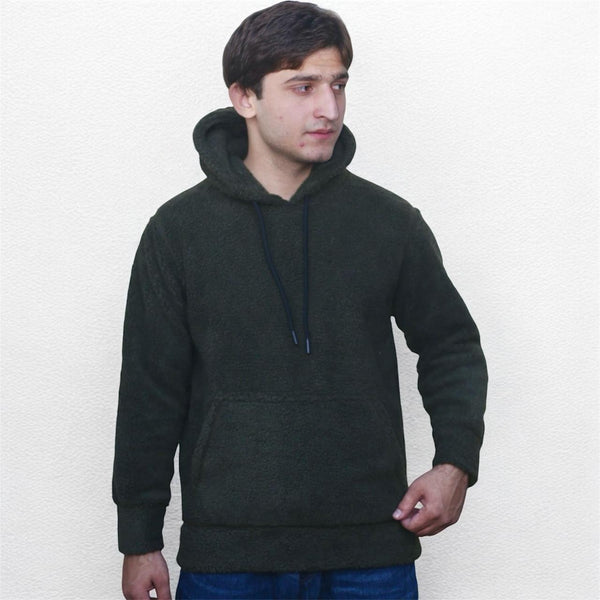 Unisex Classic olive green  Fleece Hoodie
