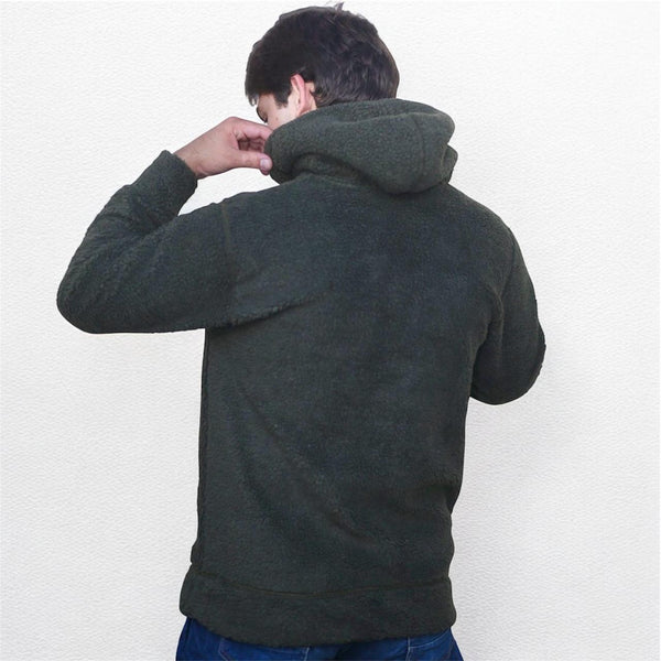 Unisex Classic olive green  Fleece Hoodie