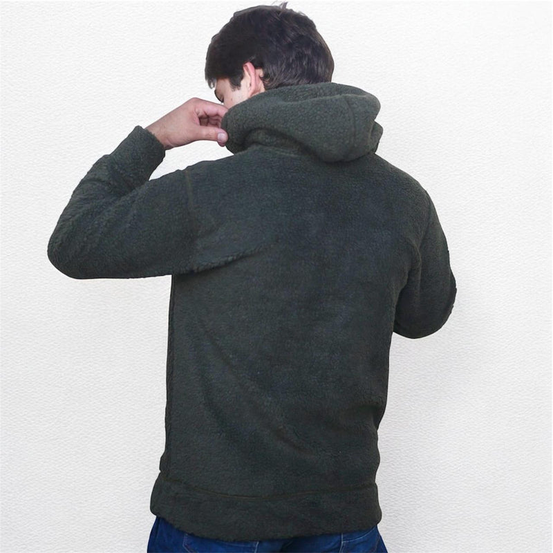 Unisex Classic olive green  Fleece Hoodie